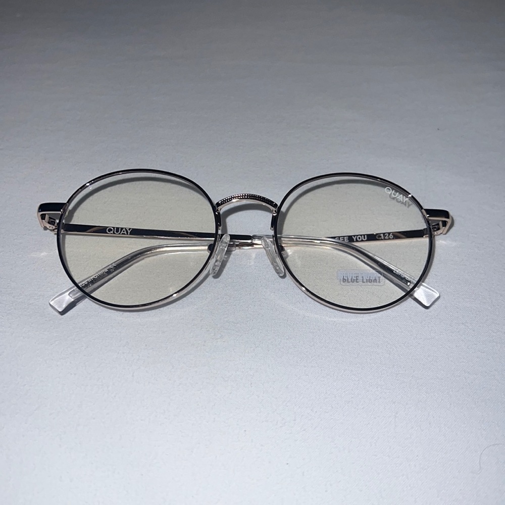 Quay Gold Bluelight Glasses